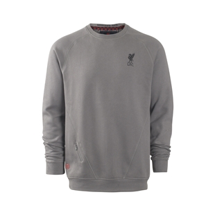 LFC Mens Grey Warrior Melwood Condemned Crew Sweat LFC Mens Grey Warrior Melwood Condemned Crew Sweat