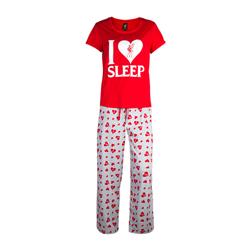 Ladies I Love LFC Long Leg Pyjamas Ladies I Love LFC Long Leg Pyjamas