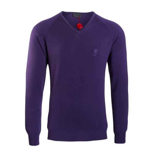 LFC Signature Collection Purple V Neck Jumper LFC Signature Collection Purple V Neck Jumper