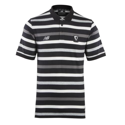 LFC New Balance Sportswear Black Polo Shirt LFC New Balance Sportswear Black Polo Shirt