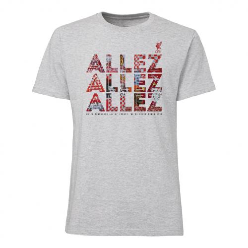 LFC Kids Grey Allez Allez Allez Tee LFC Kids Grey Allez Allez Allez Tee