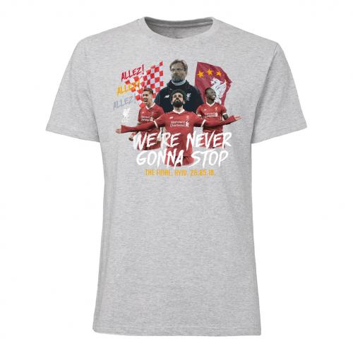 LFC Kids Grey Were Never Gonna Stop Final Tee LFC Kids Grey Were Never Gonna Stop Final Tee