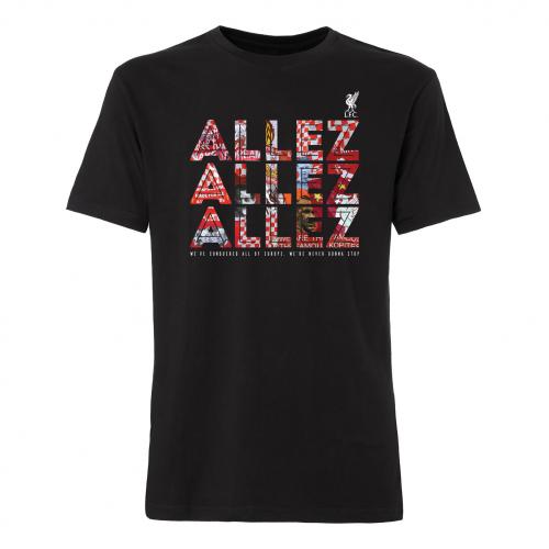 LFC Mens Black Allez Allez Allez Tee LFC Mens Black Allez Allez Allez Tee