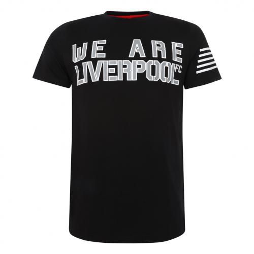 LFC Mens Black We Are Liverpool Tee LFC Mens Black We Are Liverpool Tee