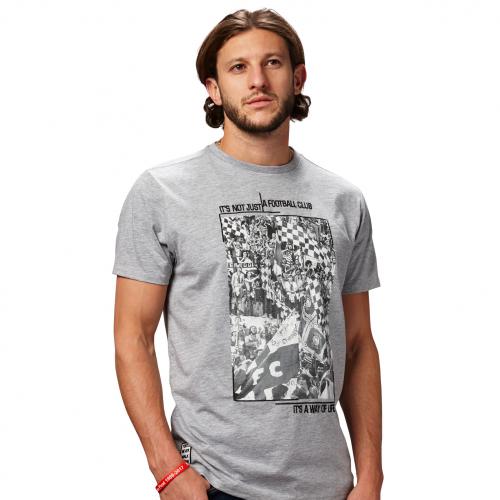 LFC Mens Grey Marl Way of Life Tee LFC Mens Grey Marl Way of Life Tee