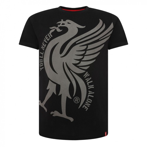 LFC Mens Black Liverbird YNWA Tee LFC Mens Black Liverbird YNWA Tee