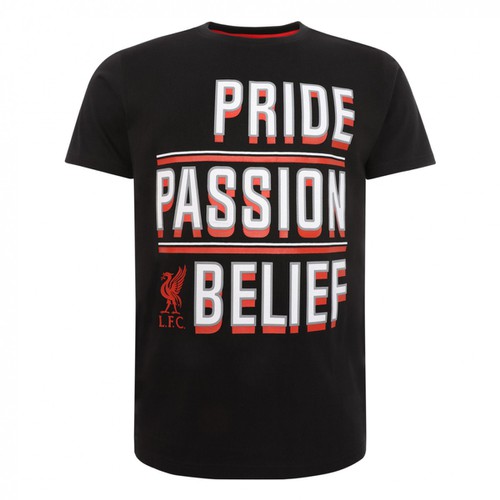LFC Mens Black Pride Passion Belief Tee LFC Mens Black Pride Passion Belief Tee