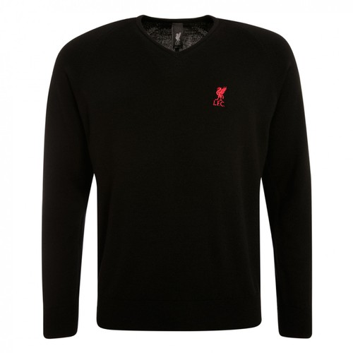 LFC Mens Black Signature Merino V Neck Jumper LFC Mens Black Signature Merino V Neck Jumper