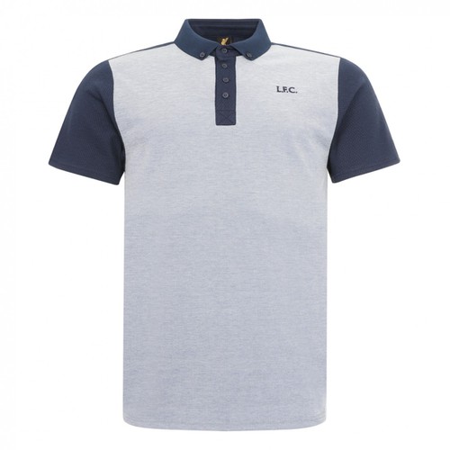 LFC Mens Navy Mix Marl Polo Shirt LFC Mens Navy Mix Marl Polo Shirt