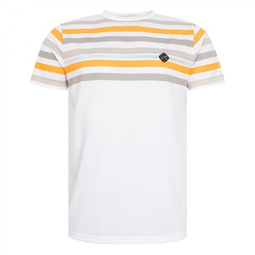 LFC Mens White Neon Stripe Perforated Tee LFC Mens White Neon Stripe Perforated Tee