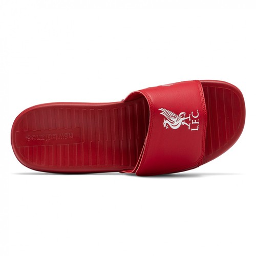 New Balance Red LFC Mens Poolside Sandals New Balance Red LFC Mens Poolside Sandals