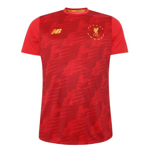 LFC NB 6 Times Mens Red Euro Lightweight Tee LFC NB 6 Times Mens Red Euro Lightweight Tee