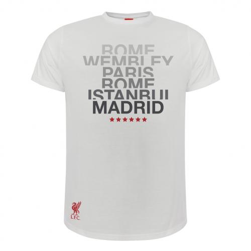 Six Times LFC CL Places - Adults T-Shirt Six Times LFC CL Places - Adults T-Shirt