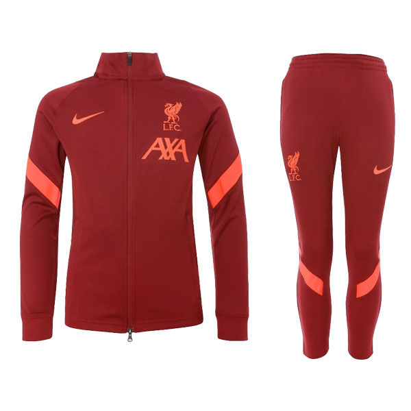 2021-22 Kids Red Nike LFC Tracksuit 2021-22 Kids Red Nike LFC Tracksuit
